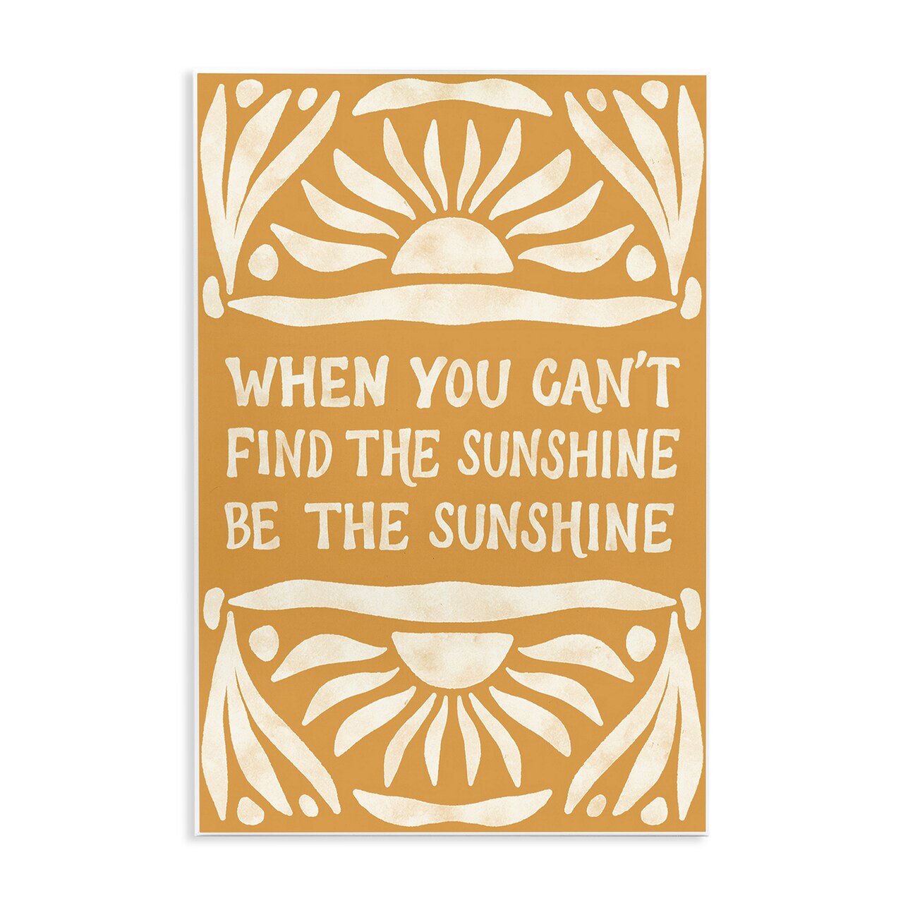 Stupell Industries Boho Be The Sunshine Wall Plaque Art Design by Amanda Houston